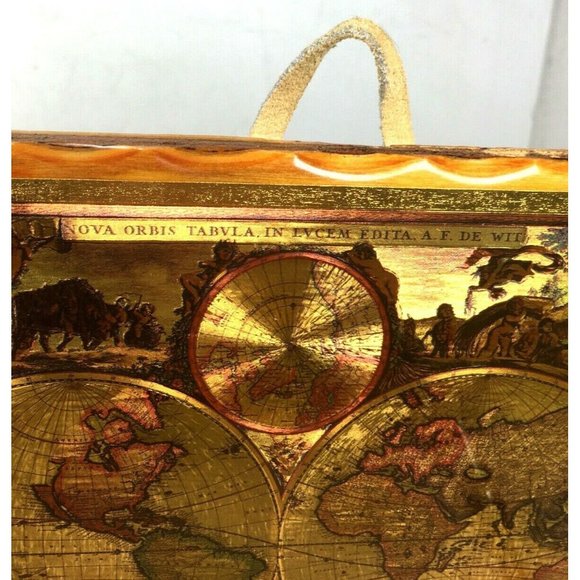 Old World Small Hanging Map Wall Plaque – Souvenir From Royal Gorge of Colorado - Picture 9 of 12